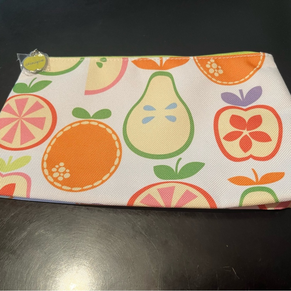 Clinique Fruit Print Zipper Pouch
